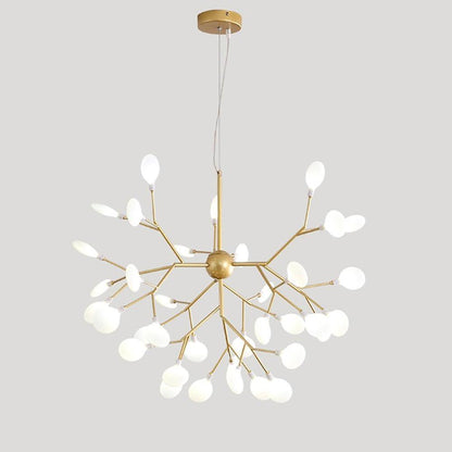 36-Light Gold Cluster Chandelier