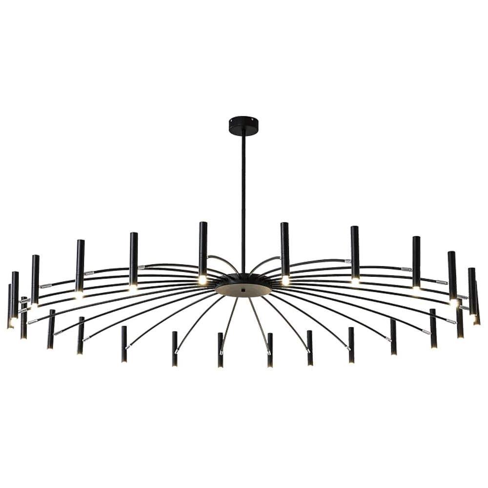 Black Sputnik Round Chandelier