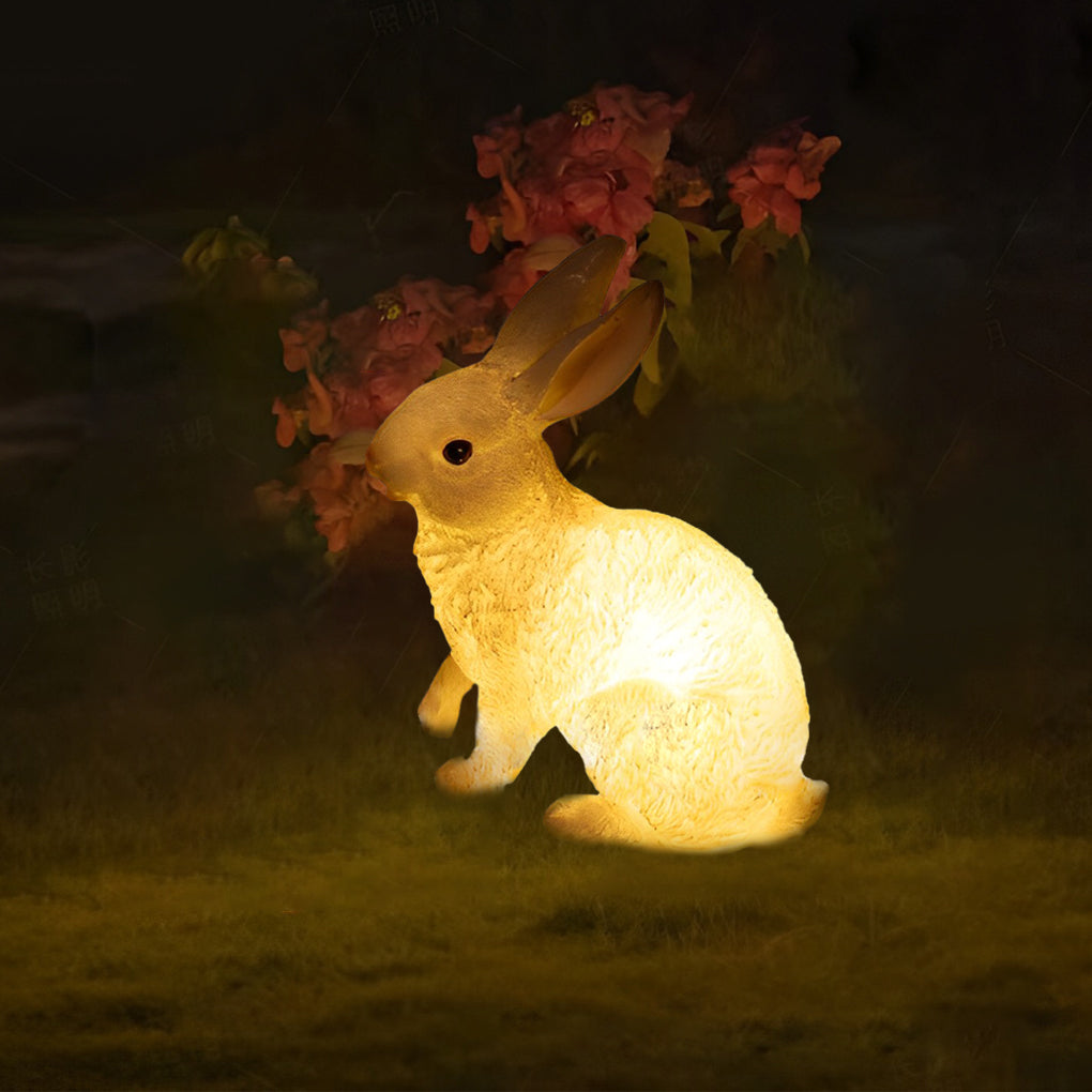 Rabbit Garden Light Resin Fiberglass LED E27 5W 3000K IP65 Hardwired 4 Poses Garden Lawn Park Villa