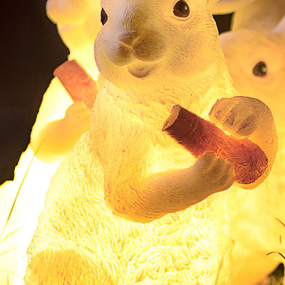 Rabbit Garden Light Resin Fiberglass LED E27 5W 3000K IP65 Hardwired 4 Poses Garden Lawn Park Villa
