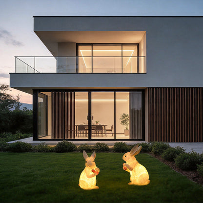 Rabbit Garden Light Resin Fiberglass LED E27 5W 3000K IP65 Hardwired 4 Poses Garden Lawn Park Villa
