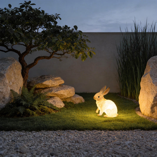 Rabbit Garden Light Resin Fiberglass LED E27 5W 3000K IP65 Hardwired 4 Poses Garden Lawn Park Villa