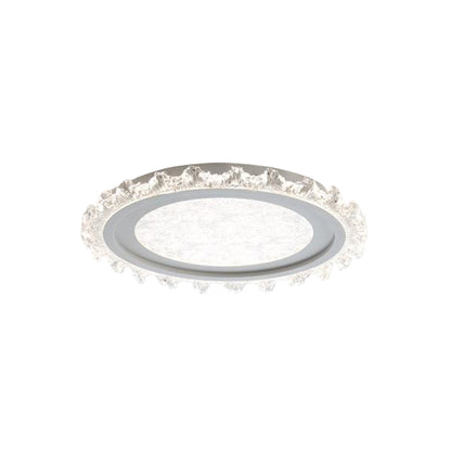 French Full Spectrum Ultra-Thin Flush Mount CRI 97 White Black Gold