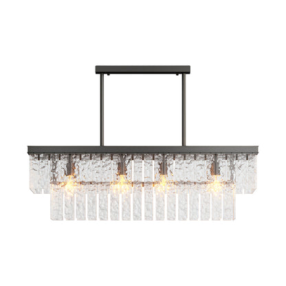 Modern Forms Full-Copper Luxury Glass Chandelier