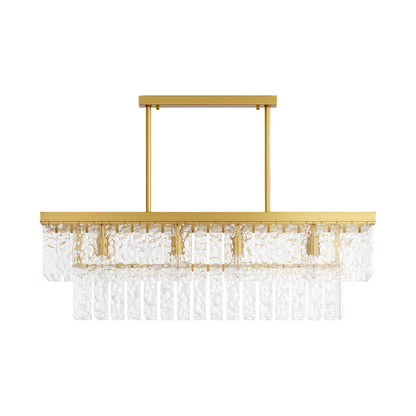 Modern Forms Full-Copper Luxury Glass Chandelier