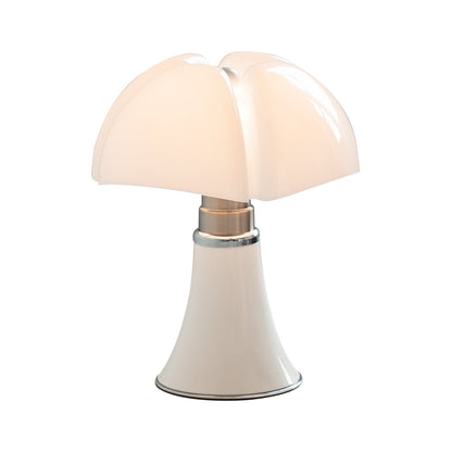Bauhaus Mushroom Dome Table Lamp Iron Base Touch Control 8W LED Warm White Black White Chrome Gold 13.78 Inch