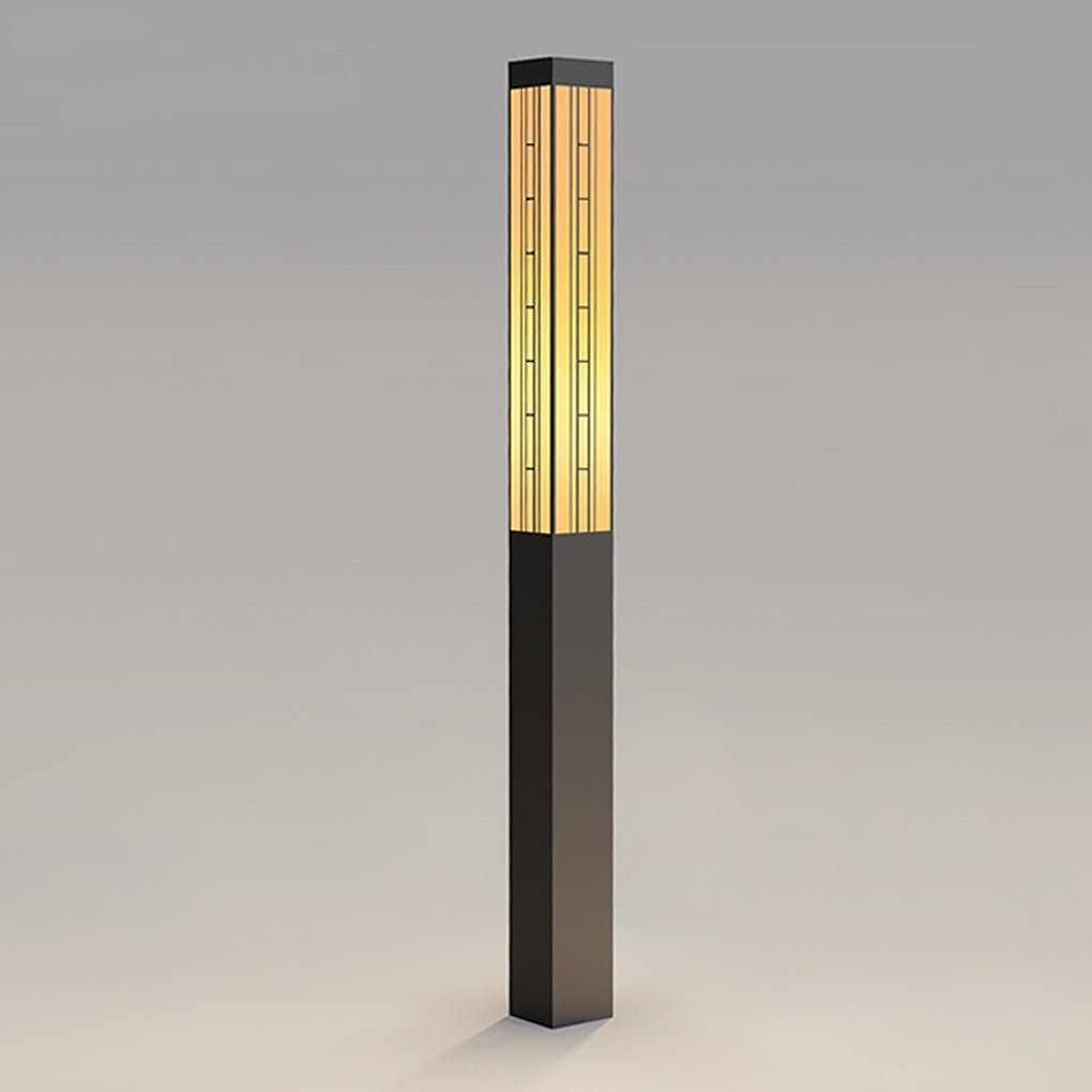 LED Marble Bollard Light Vintage Artistic Outdoor Light