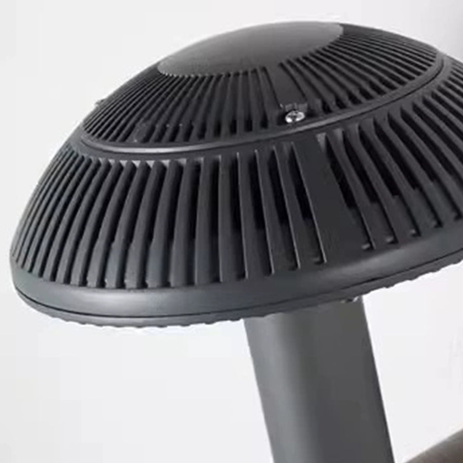 Modern Mushroom LED Outdoor Wall Sconce Aluminum PMMA IP65 9W 2CCT Gray Garden Courtyard Villa