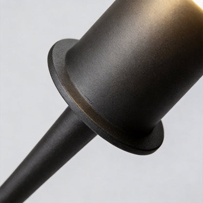 Modern Round Globe LED Bollard Light Waterproof Outdoor Pathway Garden Lighting Black Stainless Steel PC IP54