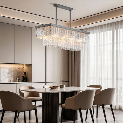 Modern Forms Full-Copper Luxury Glass Chandelier