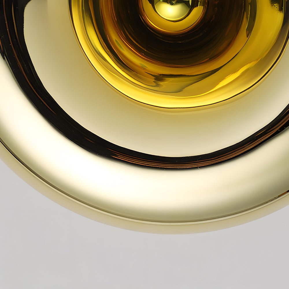 Round Glass Wall Sconce Luxury Decorative Modern E27 Bedroom Living Room Gold Rose Gold