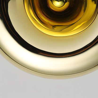 Round Glass Wall Sconce Luxury Decorative Modern E27 Bedroom Living Room Gold Rose Gold