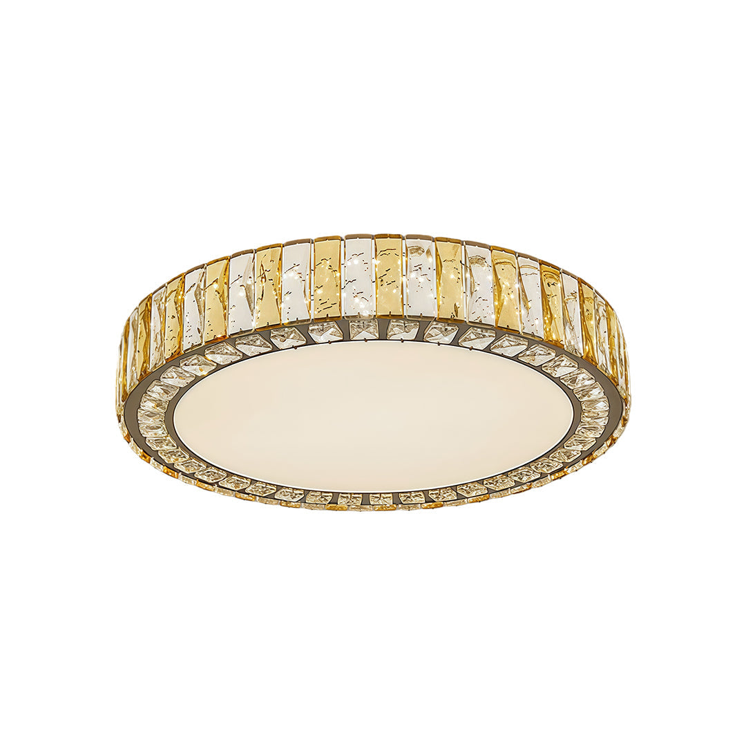 Crystal Flush Mount Round Square Rectangle Chrome Mid-Profile