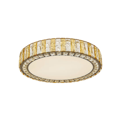 Crystal Flush Mount Round Square Rectangle Chrome Mid-Profile