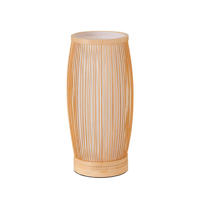 Handwoven Bamboo Japanese Lantern Table Lamp E27 Warm White