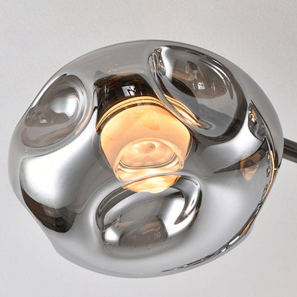 Nordic Branching Semi Flush Mount Black Copper 8 12 Heads