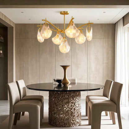 Shell Glass Chandelier