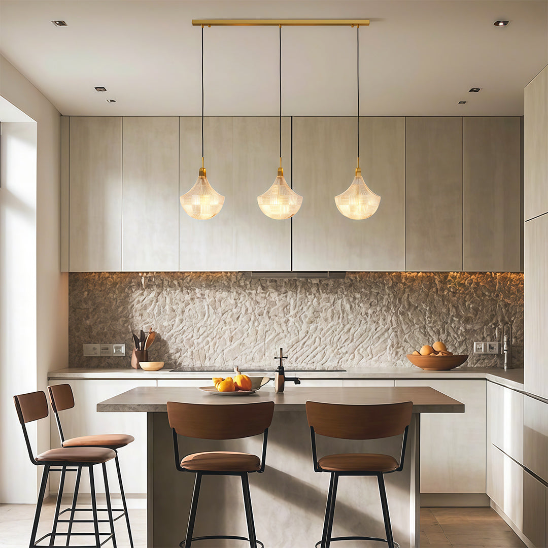 Shell Glass Chandelier