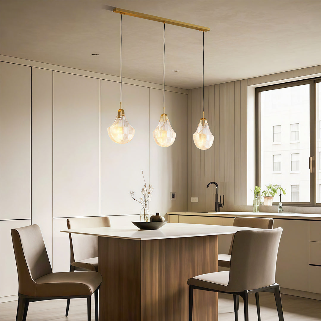 Shell Glass Chandelier