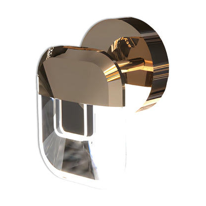 Modern Crystal LED Wall Sconce – Luxury Gold Aluminum Wall Light Fixture
