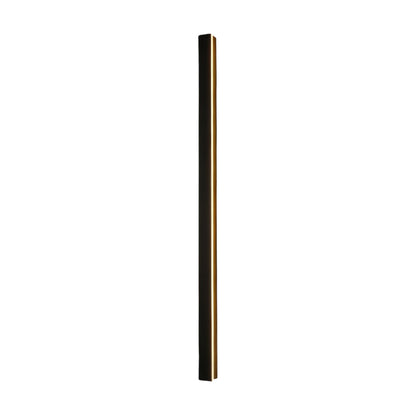 Linear Outdoor Wall Sconce Minimalist LED Black Lamp