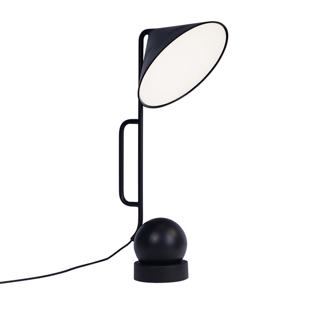 Modern Rechargeable LED Table Lamp Touch Dimmable Black Metal Industrial 180° Magnetic Desk Bedside Small Large