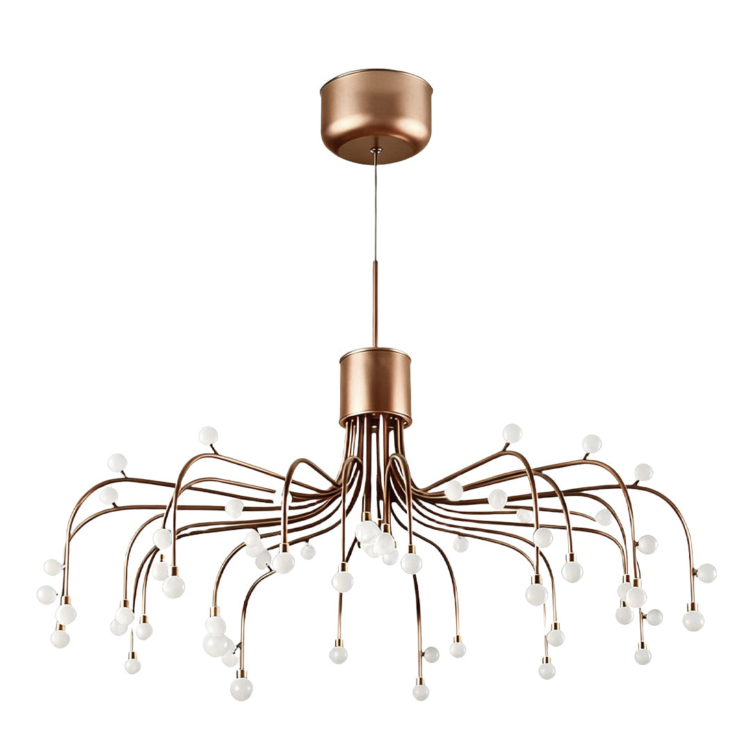 Modern Retro Chandelier Creative Adjustable Ceiling Light Black Gold White Nordic Style Dining Room Living Room
