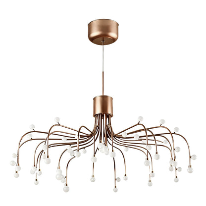 Modern Retro Chandelier Creative Adjustable Ceiling Light Black Gold White Nordic Style Dining Room Living Room