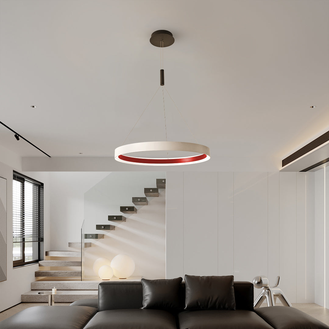 Modern Circular LED Ring Ceiling Chandelier
