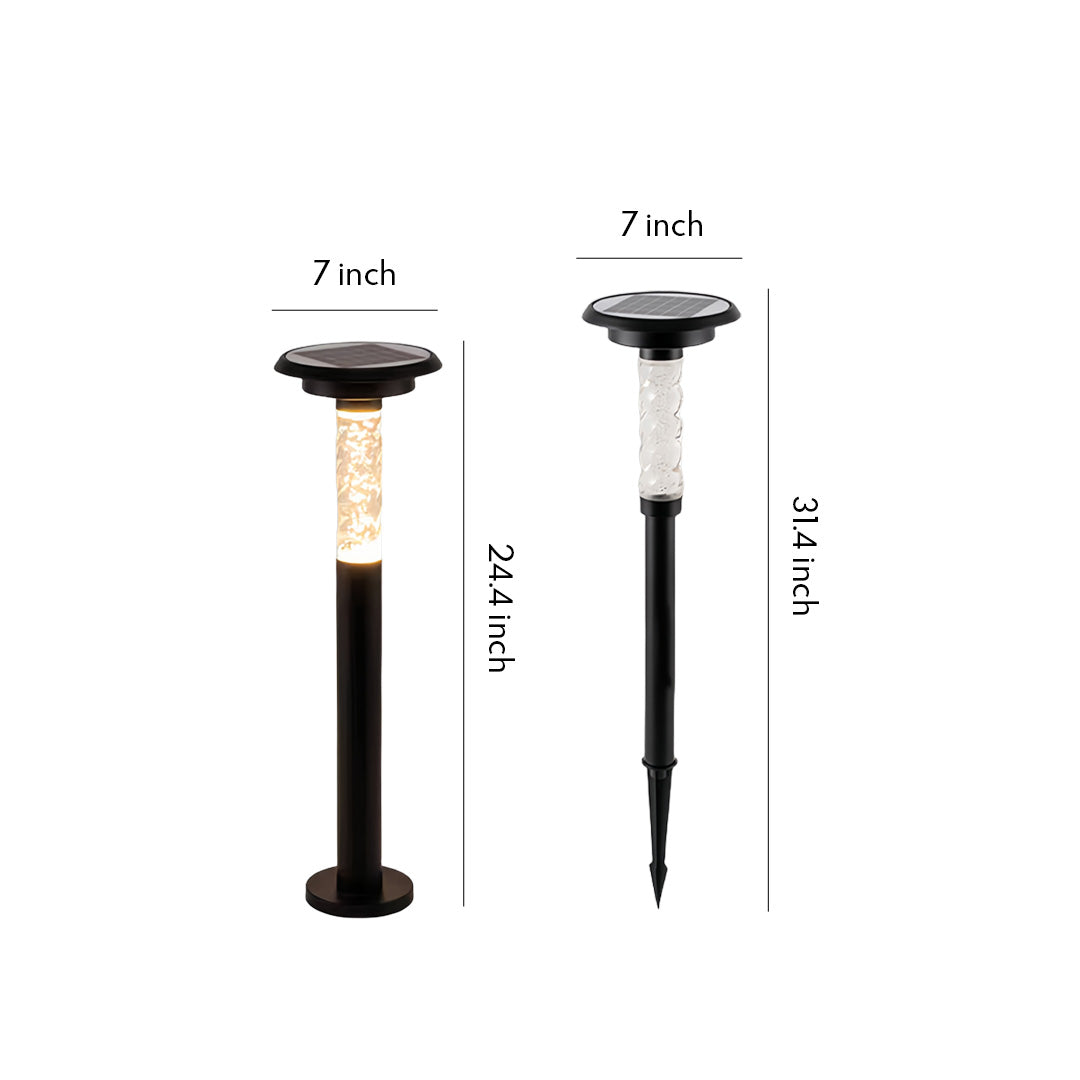 Solar Outdoor Path Light Waterproof IP65 LED Landscape Pathway Garden Driveway Lawn