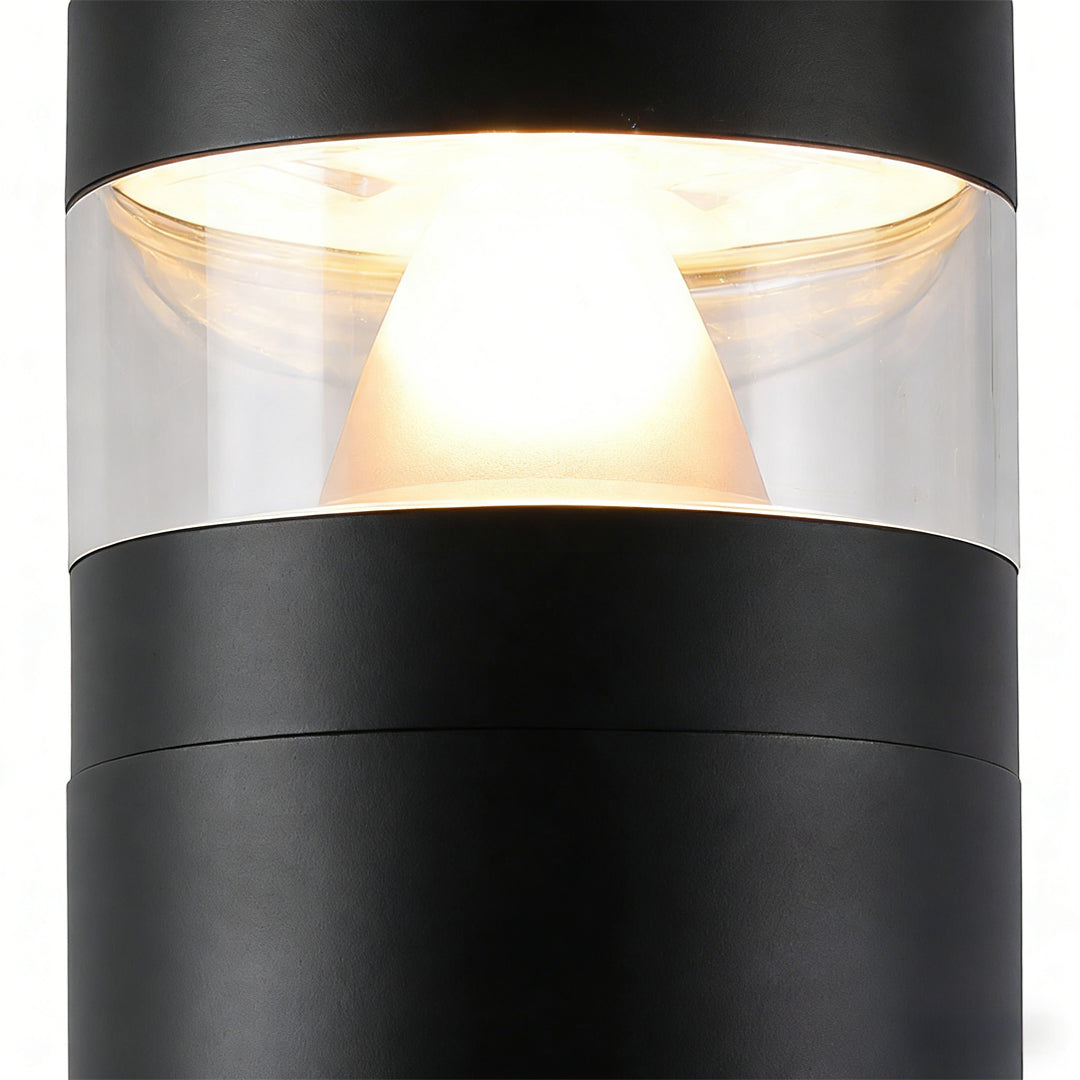 Residential Bollard Light Hardwired Die-Cast Aluminum LED Garden Path Light