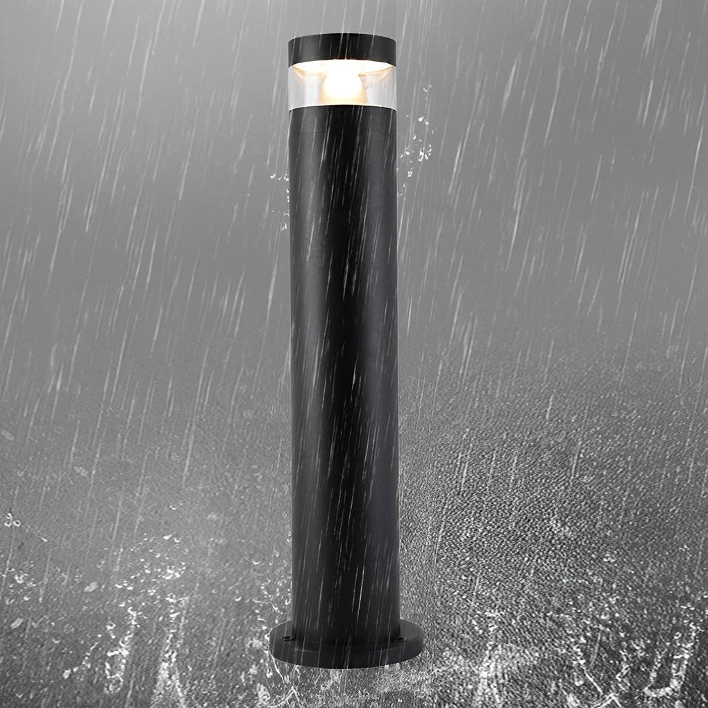 Residential Bollard Light Hardwired Die-Cast Aluminum LED Garden Path Light