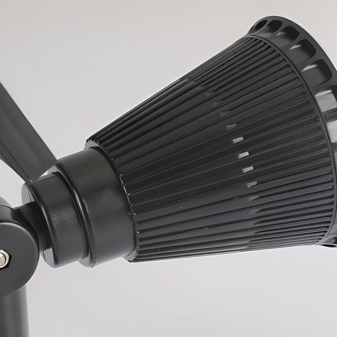 Solar Powered Outdoor Spotlight ABS 7W 490LM Warm White RGB IP65 4400mAh Landscape