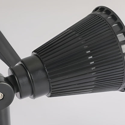 Solar Powered Outdoor Spotlight ABS 7W 490LM Warm White RGB IP65 4400mAh Landscape