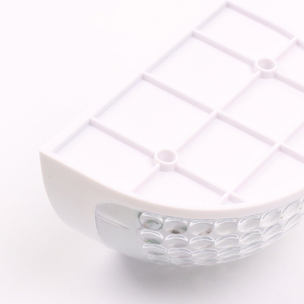 Waterproof Solar Fence Wall Light Plastic ABS PC Black White IP44 70LM 3000K Entrance Porch Garden Step