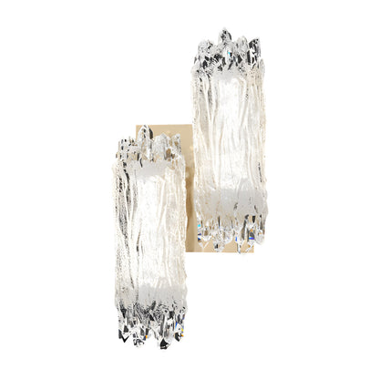 Modern Crystal LED Wall Sconce – Minimalist Gold Aluminum Luxury Wall Light