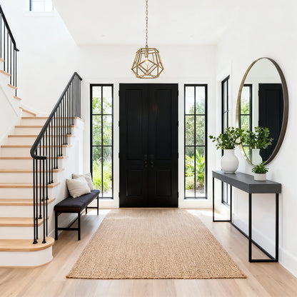 Gold Geometric Pendant Light Nordic Open Cage Polyhedron E12 Kitchen Island Hallway 12 Inch
