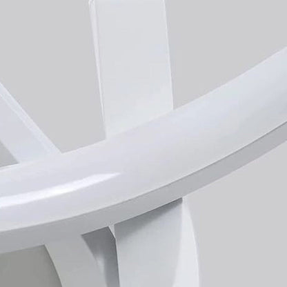 Spiral LED Wall Sconce Sculptural Metal 3CCT Hardwired Bedroom Hallway Black White