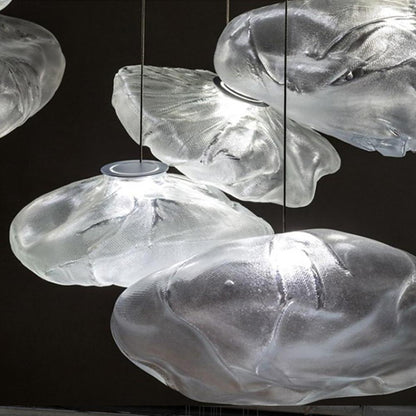 Glass Irregular Bubble Pendant Light LED E26/E27 Nordic Industrial Three Glass Tints Fixed Warm White Single Configuration