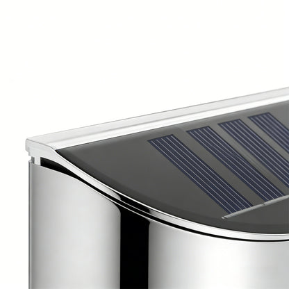 Outdoor Wall Sconce Stainless Steel Silver LED Warm White or Daylight