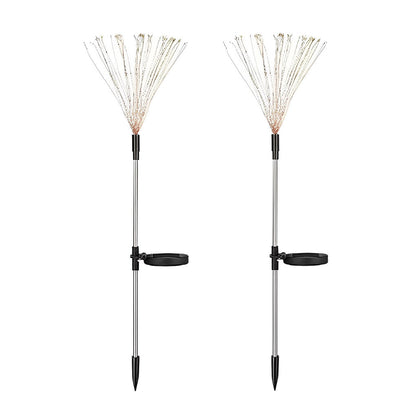 Solar Starburst Garden Lights 200 LED Firework Stake Lights Outdoor IP65