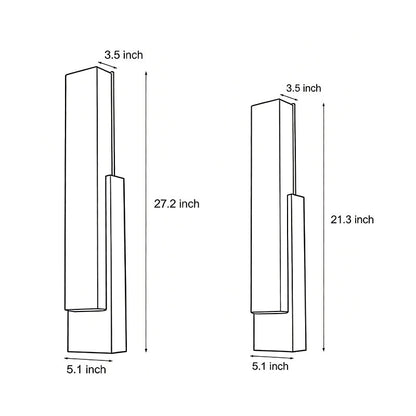 Stone Texture Marble Shade Outdoor Wall Sconce IP54 Stainless Steel LED