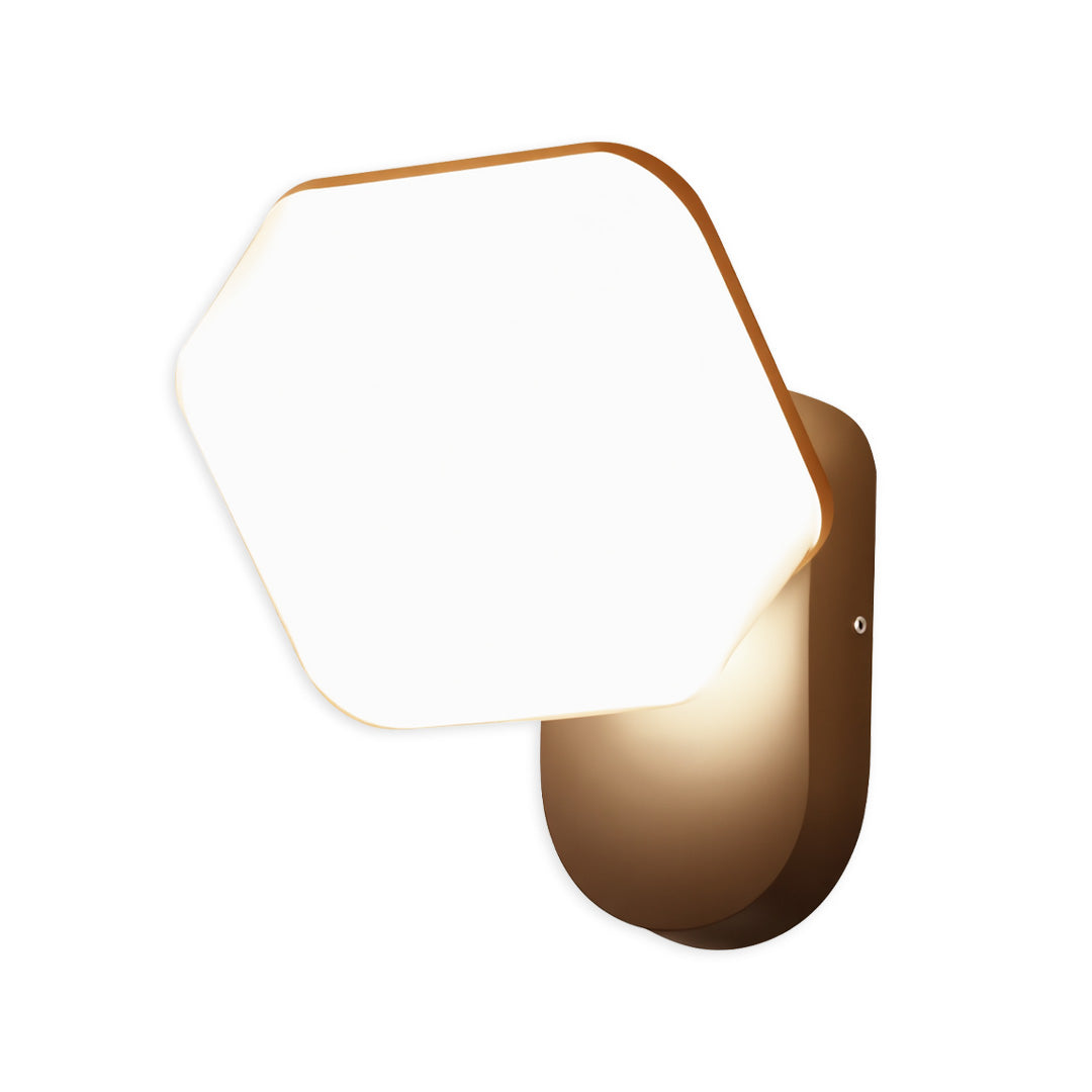 Modern LED Outdoor Wall Sconce 360° Rotatable PC Shade Single Double Layer Aluminum IP65 25W 35W 3CCT