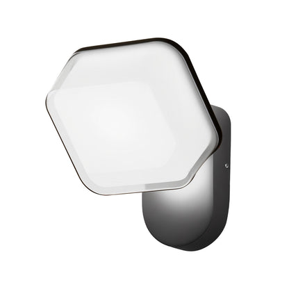 Modern LED Outdoor Wall Sconce 360° Rotatable PC Shade Single Double Layer Aluminum IP65 25W 35W 3CCT