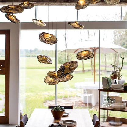 Glass Irregular Bubble Pendant Light LED E26/E27 Nordic Industrial Three Glass Tints Fixed Warm White Single Configuration