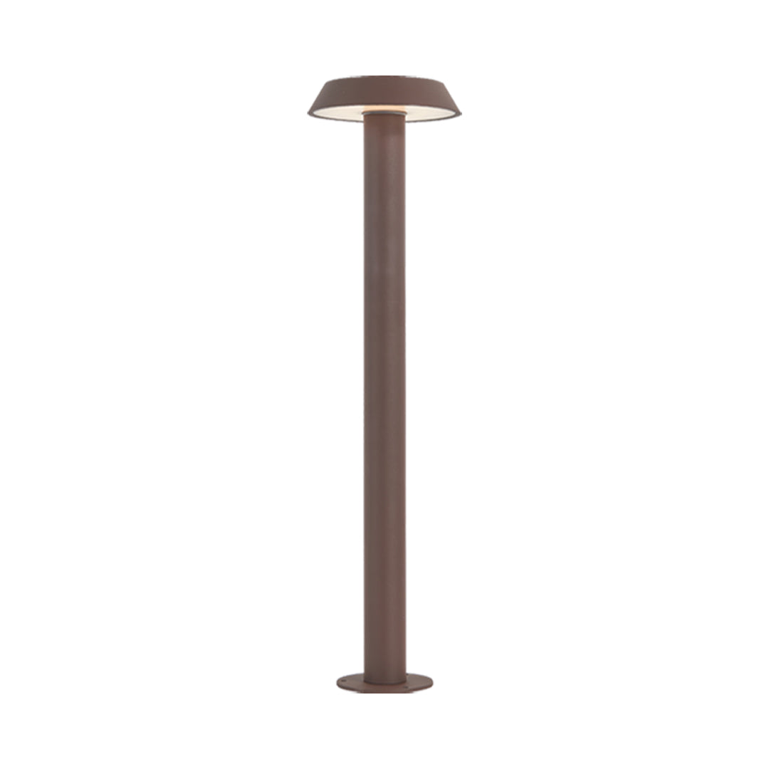 Flat Top LED Path Lighting Outdoor Sand Coffee Gray Aluminum CRI90 IP65 DC24V 4 Heights