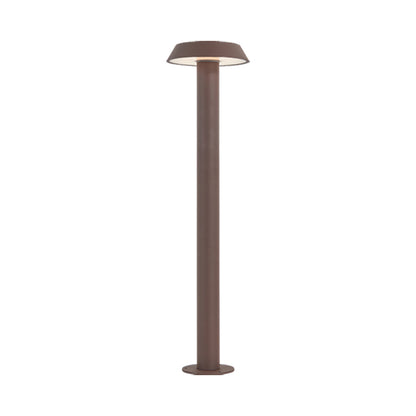 Flat Top LED Path Lighting Outdoor Sand Coffee Gray Aluminum CRI90 IP65 DC24V 4 Heights