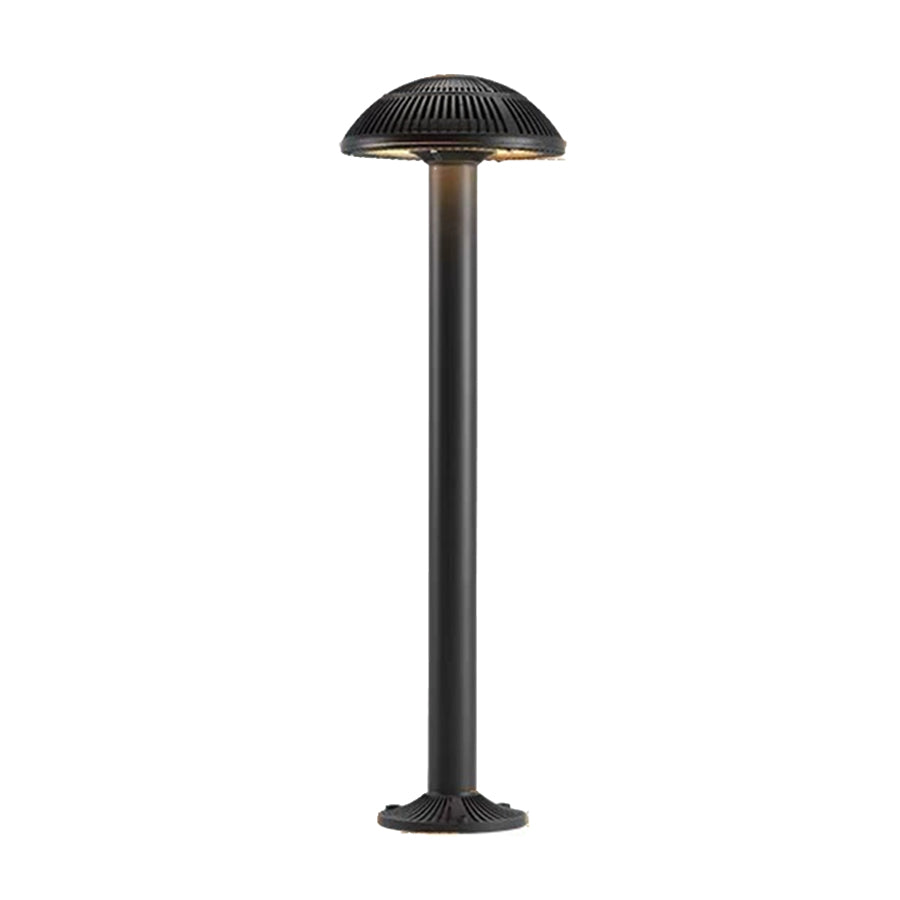 Modern Mushroom LED Outdoor Wall Sconce Aluminum PMMA IP65 9W 2CCT Gray Garden Courtyard Villa