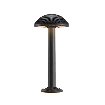Modern Mushroom LED Outdoor Wall Sconce Aluminum PMMA IP65 9W 2CCT Gray Garden Courtyard Villa