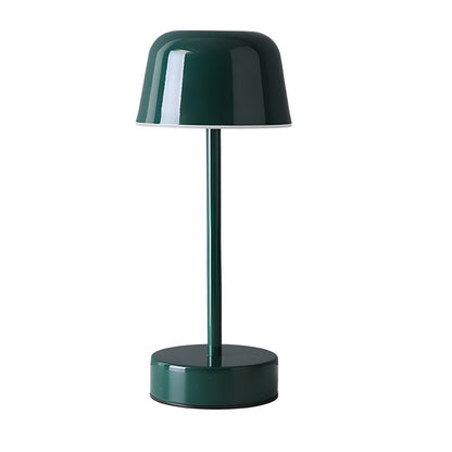 Rechargeable Hat Style Metal Table Lamp 3-Color Tunable Touch Control 9H Battery 4 Colors